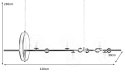 LAMPA WISZĄCA ALURE LINE 120 LED + 10xG9 Moosee MOOSEE CZARNA METAL KLOSZE PRZEZROCZYSTE LAMPA WISZĄCA ALURE LINE 120 LED + 10xG9 Moosee MOOSEE CZARNA METAL KLOSZE PRZEZROCZYSTE