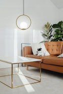 LAMPA WISZĄCA AURELIA 20 Moosee MOOSEE ZŁOTA metalowa klosz szklany w kształcie kuli E14 LAMPA WISZĄCA AURELIA 20 Moosee MOOSEE ZŁOTA metalowa klosz szklany w kształcie kuli E14