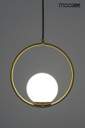 LAMPA WISZĄCA AURELIA 20 Moosee MOOSEE ZŁOTA metalowa klosz szklany w kształcie kuli E14 LAMPA WISZĄCA AURELIA 20 Moosee MOOSEE ZŁOTA metalowa klosz szklany w kształcie kuli E14