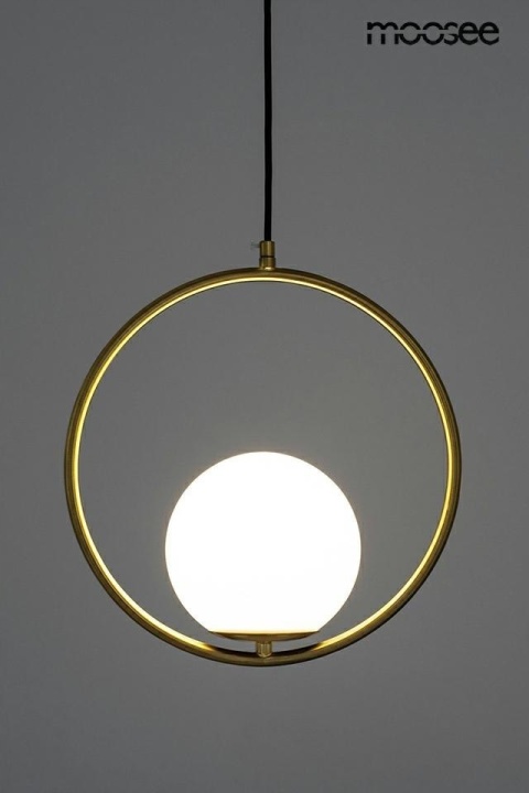LAMPA WISZĄCA AURELIA 20 Moosee MOOSEE ZŁOTA metalowa klosz szklany w kształcie kuli E14 LAMPA WISZĄCA AURELIA 20 Moosee MOOSEE ZŁOTA metalowa klosz szklany w kształcie kuli E14