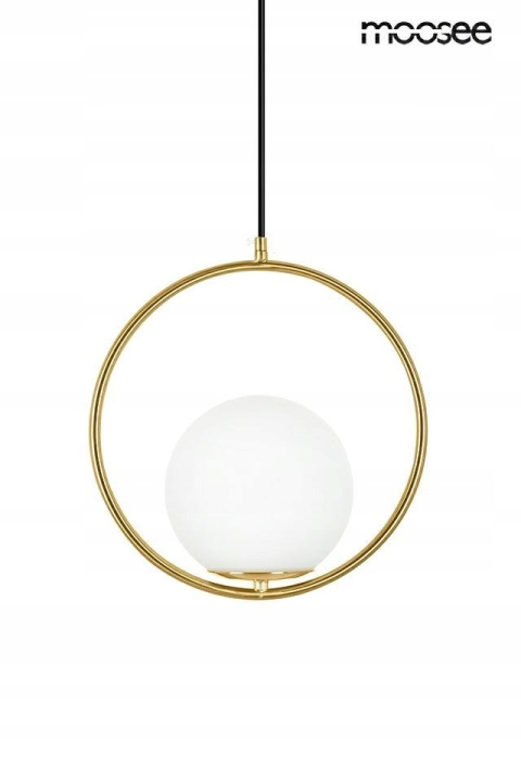 LAMPA WISZĄCA AURELIA 20 Moosee MOOSEE ZŁOTA metalowa klosz szklany w kształcie kuli E14 LAMPA WISZĄCA AURELIA 20 Moosee MOOSEE ZŁOTA metalowa klosz szklany w kształcie kuli E14