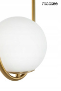 LAMPA WISZĄCA AURELIA 40 ZŁOTA E14 Moosee MOOSEE METAL KLOSZ - KULA SZKŁO BIAŁE LAMPA WISZĄCA AURELIA 40 ZŁOTA E14 Moosee MOOSEE METAL KLOSZ - KULA SZKŁO BIAŁE