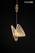 LAMPA WISZĄCA LED BUTTERFLY M Moosee MOOSEE ZŁOTA ALUMINIUM skrzydła szkło kryształowe - MOTYL LAMPA WISZĄCA LED BUTTERFLY M Moosee MOOSEE ZŁOTA ALUMINIUM skrzydła szkło kryształowe - MOTYL