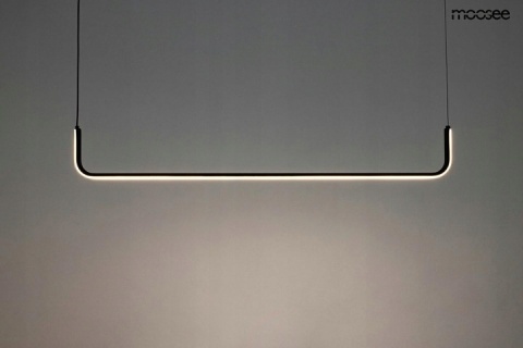 LAMPA WISZĄCA LED SHAPE 120 Moosee MOOSEE CZARNA ALUMINIUM nowoczesna i minimalistyczna LAMPA WISZĄCA LED SHAPE 120 Moosee MOOSEE CZARNA ALUMINIUM nowoczesna i minimalistyczna