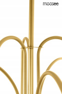 LAMPA WISZĄCA NERI Moosee MOOSEE ZŁOTA metalowa klosze SZKŁO MLECZNE w kształcie kuli 6xG9 LAMPA WISZĄCA NERI Moosee MOOSEE ZŁOTA metalowa klosze SZKŁO MLECZNE w kształcie kuli 6xG9