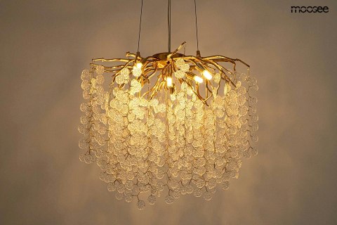 Moosee MOOSEE lampa wisząca RIVIERA 60 złota / clear Moosee MOOSEE lampa wisząca RIVIERA 60 złota / clear
