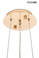 Moosee MOOSEE lampa wisząca RIVIERA 60 złota / clear Moosee MOOSEE lampa wisząca RIVIERA 60 złota / clear