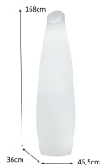 LAMPA STOJĄCA ogrodowa FREDO 170 C BIAŁA - LED TWORZYWO NEW GARDEN LAMPA STOJĄCA ogrodowa FREDO 170 C BIAŁA - LED TWORZYWO NEW GARDEN