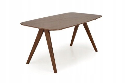 STÓŁ MIGUEL 160x90 blat - ORZECHOWY noga - ORZECHOWY HALMAR MDF + OKLEINA NATURALNA NOGI LITE DREWNO KAUCZUKOWE STÓŁ MIGUEL 160x90 blat - ORZECHOWY noga - ORZECHOWY HALMAR MDF + OKLEINA NATURALNA NOGI LITE DREWNO KAUCZUKOWE