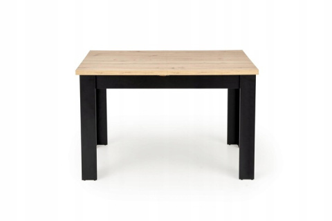 STÓŁ ROZKŁADANY PROSTOKĄTNY BAGIO HALMAR 120-160/80 cm DĄB ARTISAN / CZARNY PŁYTA MEBLOWA LAMINOWANA STÓŁ ROZKŁADANY PROSTOKĄTNY BAGIO HALMAR 120-160/80 cm DĄB ARTISAN / CZARNY PŁYTA MEBLOWA LAMINOWANA