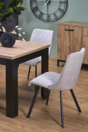 STÓŁ ROZKŁADANY PROSTOKĄTNY BAGIO HALMAR 120-160/80 cm DĄB ARTISAN / CZARNY PŁYTA MEBLOWA LAMINOWANA STÓŁ ROZKŁADANY PROSTOKĄTNY BAGIO HALMAR 120-160/80 cm DĄB ARTISAN / CZARNY PŁYTA MEBLOWA LAMINOWANA