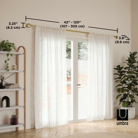 Umbra UMBRA karnisz LOOP 1 107 - 305 cm złoty Umbra UMBRA karnisz LOOP 1 107 - 305 cm złoty