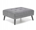 SOFA KANAPA ROZKŁADANA Z PODNÓŻKIEM CORNELIUS HALMAR z funkcją narożnika POPIELATA TKANINA LITE DREWNO SOFA KANAPA ROZKŁADANA Z PODNÓŻKIEM CORNELIUS HALMAR z funkcją narożnika POPIELATA TKANINA LITE DREWNO