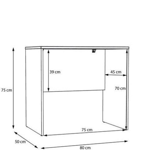 Forte DUBBERLY DBBB111-Z13 Biurko Forte DUBBERLY DBBB111-Z13 Biurko
