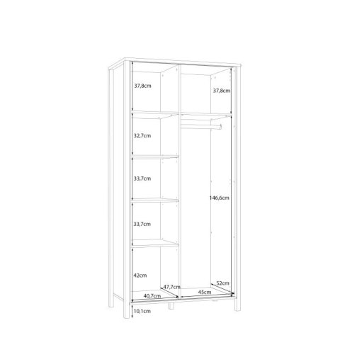 Forte JYTANA JTNS821L-M635 Szafa L Forte JYTANA JTNS821L-M635 Szafa L