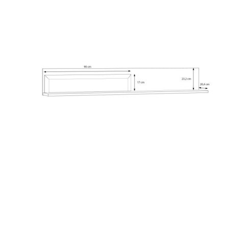 Forte MAREDA MAQB01-M966 Połka Forte MAREDA MAQB01-M966 Połka