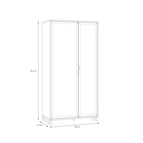 Forte MAREDA MAQS821-M966 Szafa ubraniowa Forte MAREDA MAQS821-M966 Szafa ubraniowa