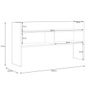 Forte MODULTRICK MDUN121-M329 Nadstawka na biurko Forte MODULTRICK MDUN121-M329 Nadstawka na biurko