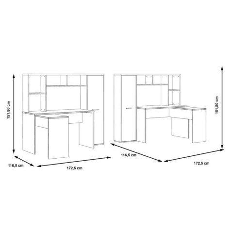 Forte NET106 ERBB541-C979 Biurko Forte NET106 ERBB541-C979 Biurko
