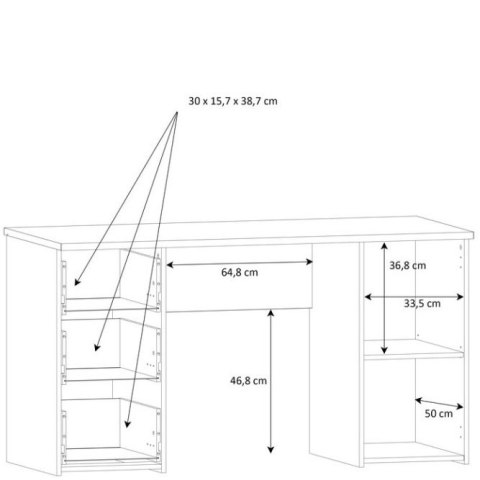 Forte NET106 MT311-120 Biurko Forte NET106 MT311-120 Biurko