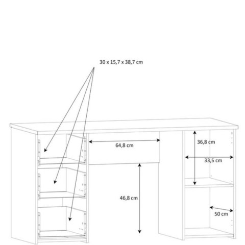 Forte NET106 MT311-Q36 Biurko Forte NET106 MT311-Q36 Biurko