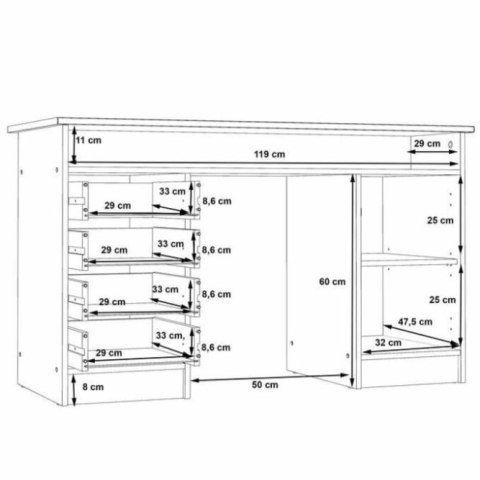 Forte NET106 MT931-T19 Biurko Forte NET106 MT931-T19 Biurko