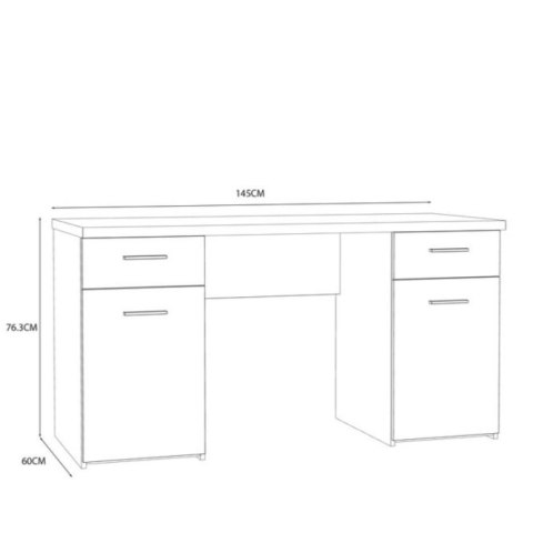 Forte NET106 MT937-T19 Biurko Forte NET106 MT937-T19 Biurko