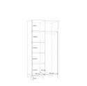 Forte SALVATRICE SVTS821-U60 Szafa ubraniowa Forte SALVATRICE SVTS821-U60 Szafa ubraniowa