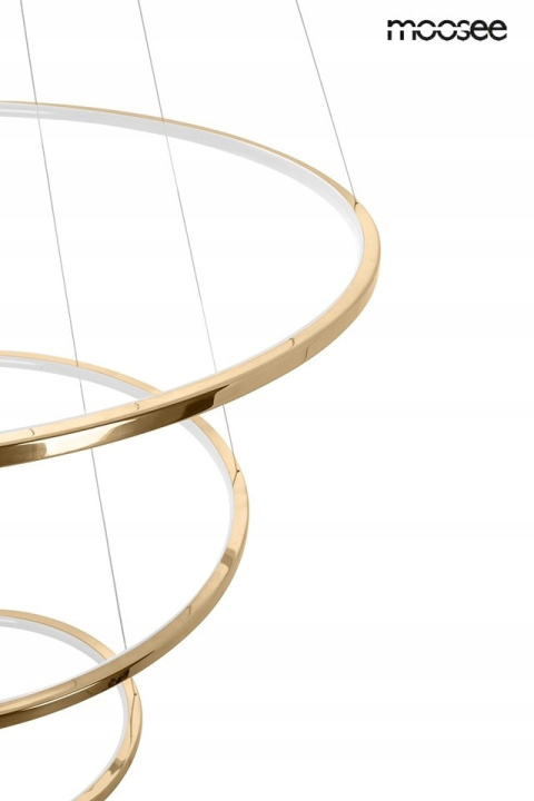 LAMPA WISZĄCA LED RING SLIM S ZŁOTA METALOWA Moosee MOOSEE 3 OKRĘGI MINIMALISTYCZNA I PONADCZASOWA LAMPA WISZĄCA LED RING SLIM S ZŁOTA METALOWA Moosee MOOSEE 3 OKRĘGI MINIMALISTYCZNA I PONADCZASOWA