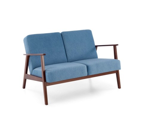 MILANO 2S sofa - niebieski tap. Castel 74 MILANO 2S sofa - niebieski tap. Castel 74