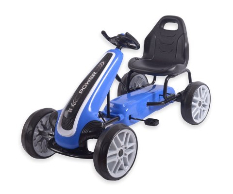 Milly Mally Milly Mally Gokart na pedały Power Blue Milly Mally Milly Mally Gokart na pedały Power Blue