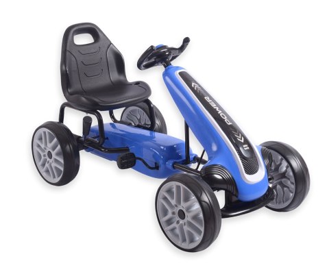 Milly Mally Milly Mally Gokart na pedały Power Blue Milly Mally Milly Mally Gokart na pedały Power Blue