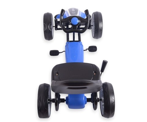 Milly Mally Milly Mally Gokart na pedały Power Blue Milly Mally Milly Mally Gokart na pedały Power Blue