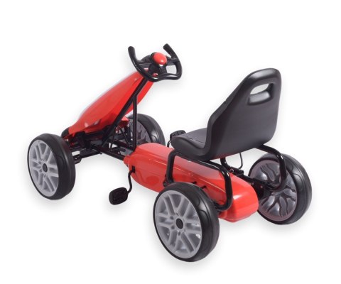 Milly Mally Milly Mally Gokart na pedały Power Red Milly Mally Milly Mally Gokart na pedały Power Red