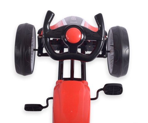 Milly Mally Milly Mally Gokart na pedały Power Red Milly Mally Milly Mally Gokart na pedały Power Red