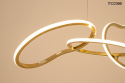 LAMPA wisząca LED JAZZ 6 Moosee MOOSEE ZŁOTA METAL 6 PIERŚCIENI O NIEREGULARNYM KSZTAŁCIE LAMPA wisząca LED JAZZ 6 Moosee MOOSEE ZŁOTA METAL 6 PIERŚCIENI O NIEREGULARNYM KSZTAŁCIE
