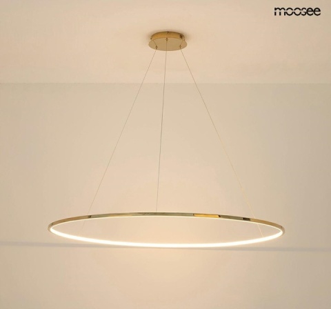 LAMPA WISZĄCA LED Z PILOTEM RING SLIM 150 Moosee MOOSEE ZŁOTA METAL MOŻLIWOŚĆ ŚCIEMNIANIA LAMPY LAMPA WISZĄCA LED Z PILOTEM RING SLIM 150 Moosee MOOSEE ZŁOTA METAL MOŻLIWOŚĆ ŚCIEMNIANIA LAMPY