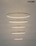 LAMPA WISZĄCA RING SLIM L ZŁOTA METAL Moosee MOOSEE KLOSZE AKRYLOWE 5 OKRĘGÓW LAMPA WISZĄCA RING SLIM L ZŁOTA METAL Moosee MOOSEE KLOSZE AKRYLOWE 5 OKRĘGÓW