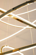 LAMPA WISZĄCA RING SLIM L ZŁOTA METAL Moosee MOOSEE KLOSZE AKRYLOWE 5 OKRĘGÓW LAMPA WISZĄCA RING SLIM L ZŁOTA METAL Moosee MOOSEE KLOSZE AKRYLOWE 5 OKRĘGÓW