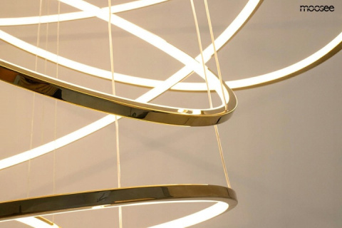 LAMPA WISZĄCA RING SLIM L ZŁOTA METAL Moosee MOOSEE KLOSZE AKRYLOWE 5 OKRĘGÓW LAMPA WISZĄCA RING SLIM L ZŁOTA METAL Moosee MOOSEE KLOSZE AKRYLOWE 5 OKRĘGÓW