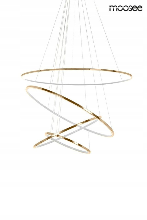 LAMPA WISZĄCA OKRĄGŁA LED RING SLIM M ZŁOTA STAL Moosee MOOSEE OSŁONA KLOSZA Z AKRYLU LAMPA WISZĄCA OKRĄGŁA LED RING SLIM M ZŁOTA STAL Moosee MOOSEE OSŁONA KLOSZA Z AKRYLU
