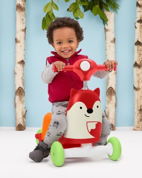 Skip Hop Skip Hop Hulajnoga, Jeździk i Pchacz dla Dziecka 3w1 Lis ZOO Skip Hop Skip Hop Hulajnoga, Jeździk i Pchacz dla Dziecka 3w1 Lis ZOO