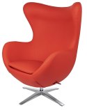 King Home Fotel EGG SZEROKI PU czerwony King Home Fotel EGG SZEROKI PU czerwony