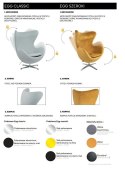 King Home Fotel EGG SZEROKI PU czerwony King Home Fotel EGG SZEROKI PU czerwony