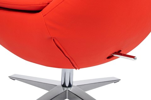 King Home Fotel EGG SZEROKI PU czerwony King Home Fotel EGG SZEROKI PU czerwony
