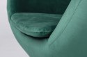 King Home Fotel EGG SZEROKI VELVET ciemny zielony. 18 - welur, podstawa stal King Home Fotel EGG SZEROKI VELVET ciemny zielony. 18 - welur, podstawa stal
