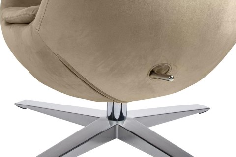 King Home Fotel EGG SZEROKI VELVET khaki King Home Fotel EGG SZEROKI VELVET khaki