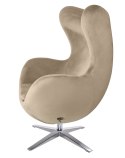 King Home Fotel EGG SZEROKI VELVET khaki King Home Fotel EGG SZEROKI VELVET khaki