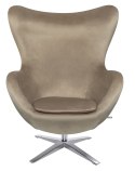 King Home Fotel EGG SZEROKI VELVET khaki King Home Fotel EGG SZEROKI VELVET khaki