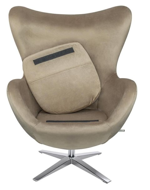 King Home Fotel EGG SZEROKI VELVET khaki King Home Fotel EGG SZEROKI VELVET khaki